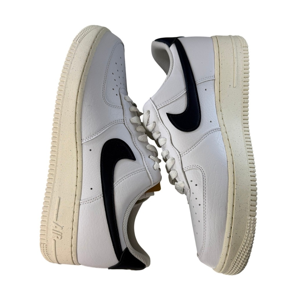 Nike‎ Air Force 1 07 Low White Obsidian Sneakers DH2933 100 Womens 10.5NWB
